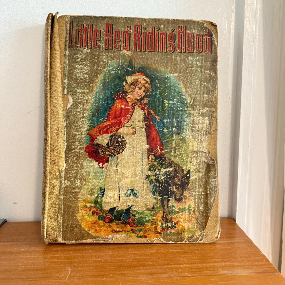 Antique Little Red Riding Hood Stories Amuse Children Book 1903 Conkey Company